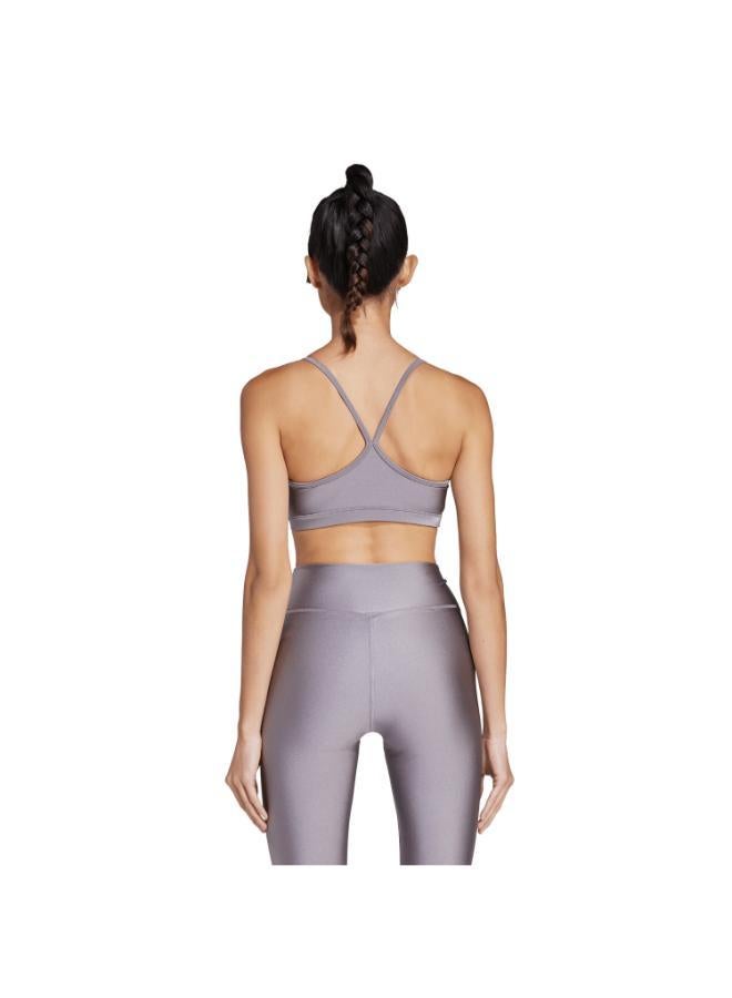 Adidas Aeroreact Training Light-Support Shiny Bra - Image 2