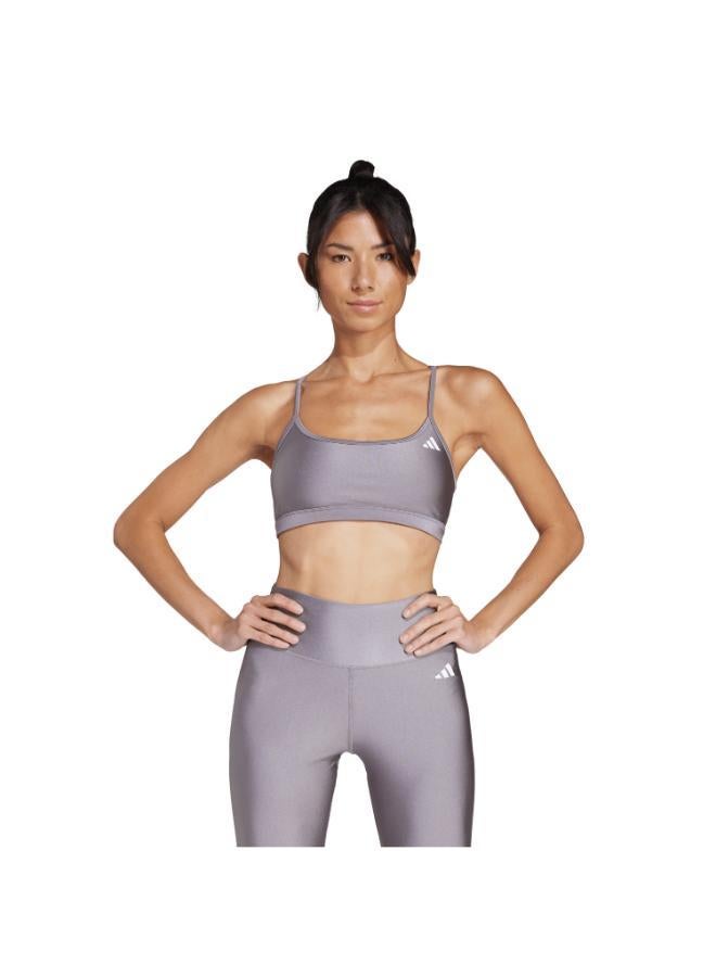 Adidas Aeroreact Training Light-Support Shiny Bra - Image 1