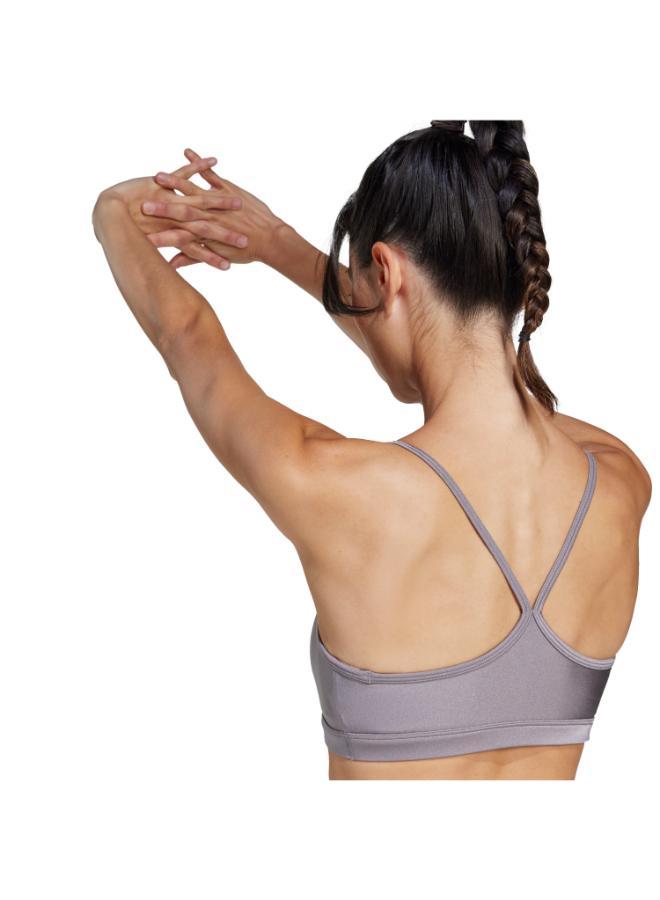Adidas Aeroreact Training Light-Support Shiny Bra - Image 4
