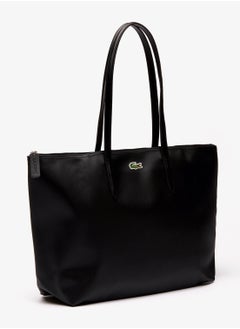 LACOSTE Lacoste Women's L12.12 Concept Fashion Versatile Large Capacity Large Size Zipper Handheld Shoulder Bag Tote Bag Large Black 45cm * 30cm * 12cm  - Image 5