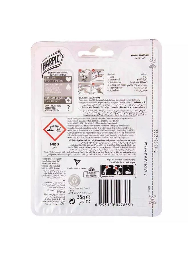Harpic Harpic Active Fresh Toilet Block, Floral Blossom- 35gms  - Image 5