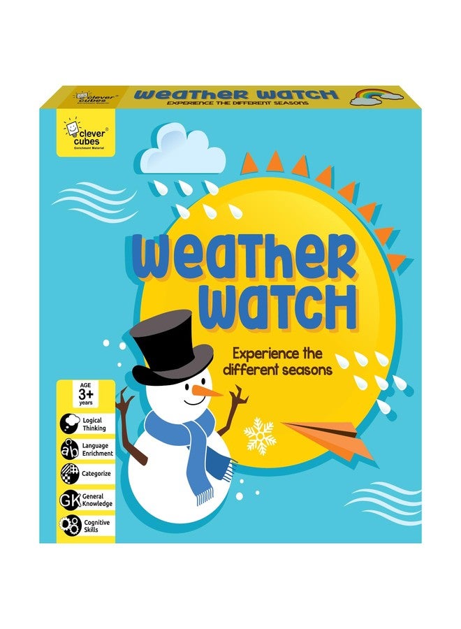 Clever Cubes Weather Watch, Fun Learning Games for Kids, Activity Games, Best Return Gifts Multicolor - Image 1