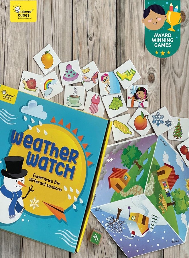 Clever Cubes Weather Watch, Fun Learning Games for Kids, Activity Games, Best Return Gifts Multicolor - Image 2