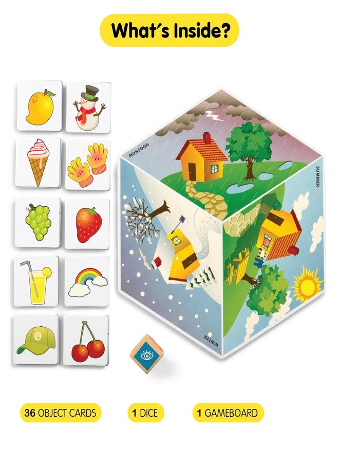 Clever Cubes Weather Watch, Fun Learning Games for Kids, Activity Games, Best Return Gifts Multicolor - Image 3