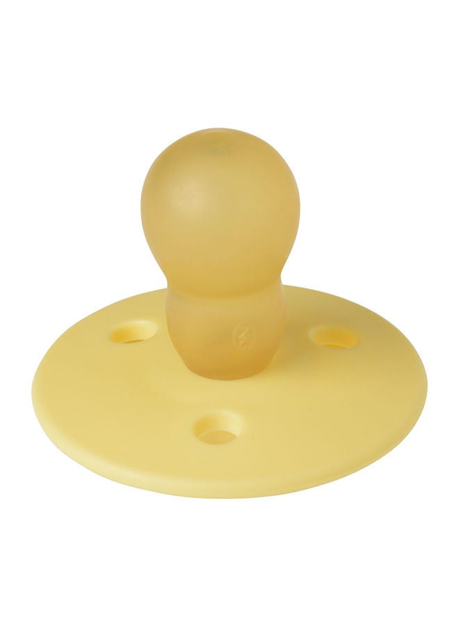 Mininor Round Pacifier Latex 6M - Duckling