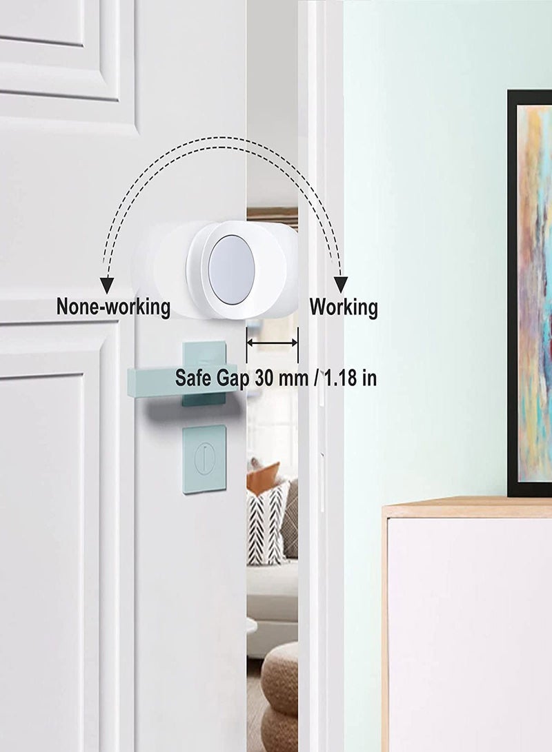 Door Safety Finger Guard, 4Pcs Pinch Guard for Children, Self Adhesive Rotating Child Proof Stopper Kid - Image 5