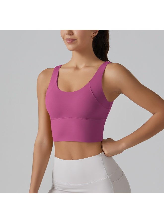 Yoga Bra Underwear Women Summer Shockproof Bra Beautiful Back Sports Running External Wear Training Fitness Yoga Tank Top Bra - Image 3