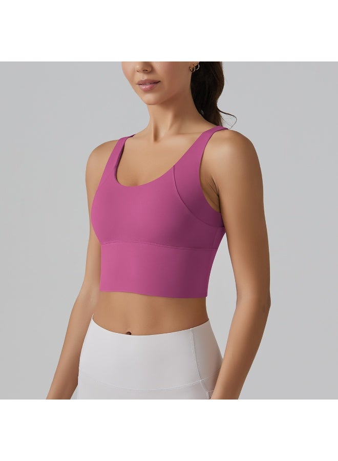 Yoga Bra Underwear Women Summer Shockproof Bra Beautiful Back Sports Running External Wear Training Fitness Yoga Tank Top Bra - Image 2