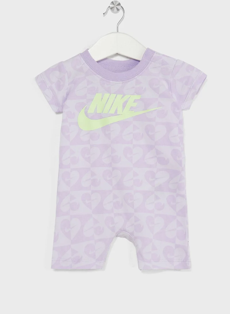Nike Infant  Sweet Swoosh Romper