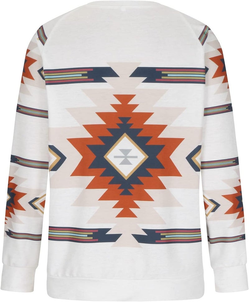 cheekyglo Women Long Sleeve Crewneck Sweatshirt Casual Fit Print Pullover Tops Comfy Loose Soft Basic Tunic T-Shirt Blouse - Image 3
