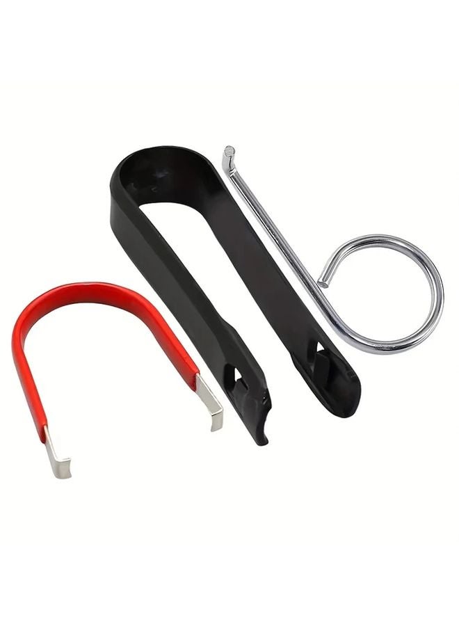 White Hooks Car Wheel Bolt Nut Cap Cover Puller Removal Repair Tool 1pc - Image 4