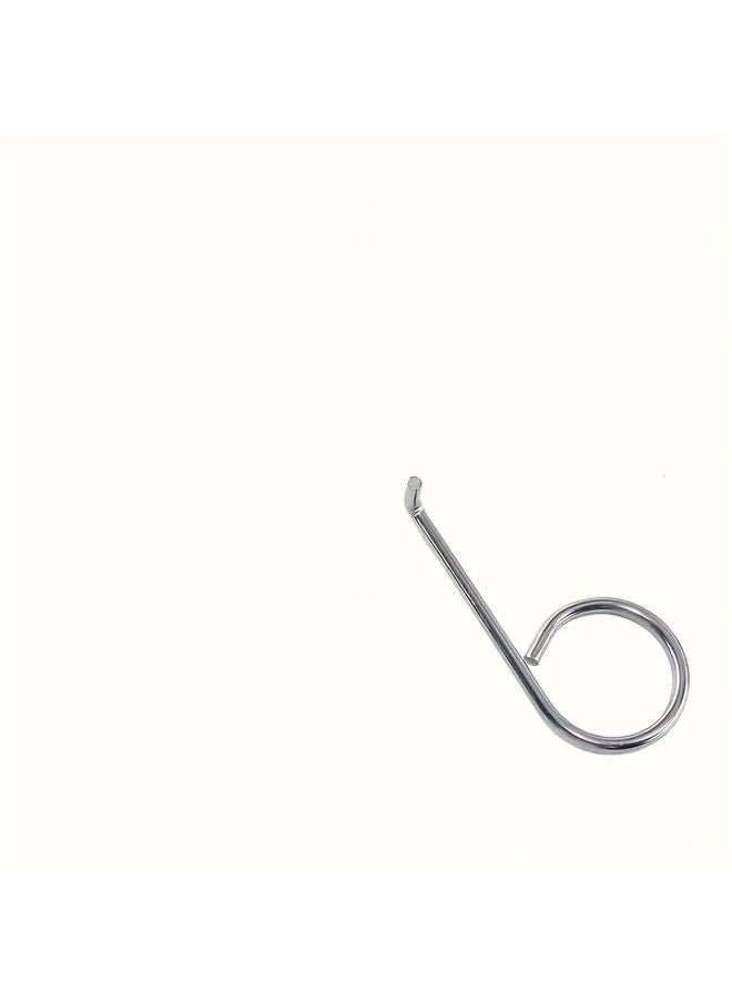 White Hooks Car Wheel Bolt Nut Cap Cover Puller Removal Repair Tool 1pc - Image 1