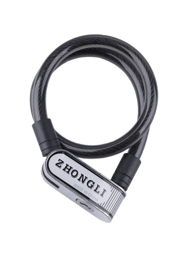 Zoli 84321 Bicycle Lock, Electric Mountain Bike Lock, Anti-Theft Portable Lock, Steel Cable Lock, Cycling Equipment, Bicycle Accessories, Random Color, 1 Piece - Image 2