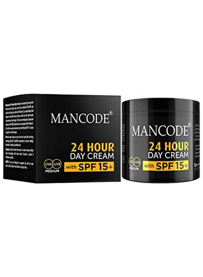 MAN CODE Mancode 24 Hours Day Cream For Men Spf 15+ Sun Tan Protection Improves Skin Elasticity Aloe Vera Enriched No Paraben Sulfate 100 Gm Creams For Men (Pack Of 1)  - Image 3