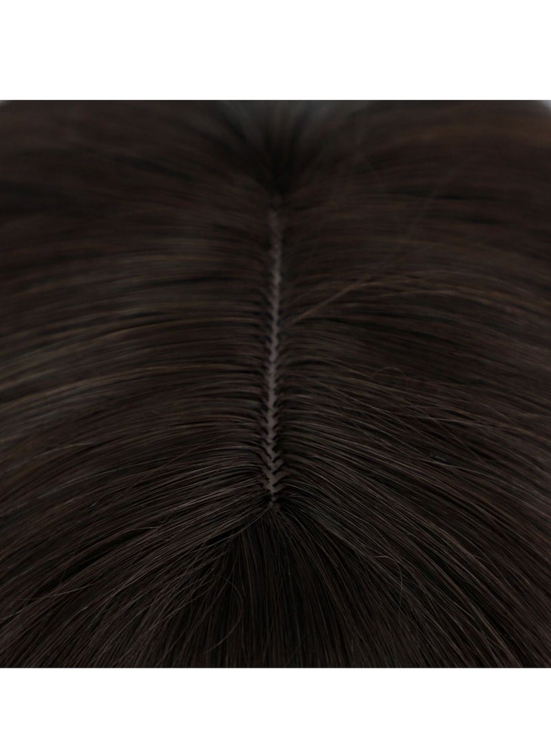 إستيل Estelle الباروكات النسائية الأوروبية والأمريكية الباروكات آلية الألياف الكيماوية أغطية الرأس مع الانفجارات والشعر الطويل المجعد البني - Image 3