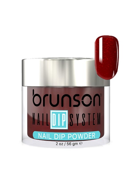 Nail Dip Powder Dip And Buff System Color 56gm, French Nail Art Starter Manicure Salon DIY At Home Odor Free And Long Lasting No Needed Nail Lamp Curing DBK060