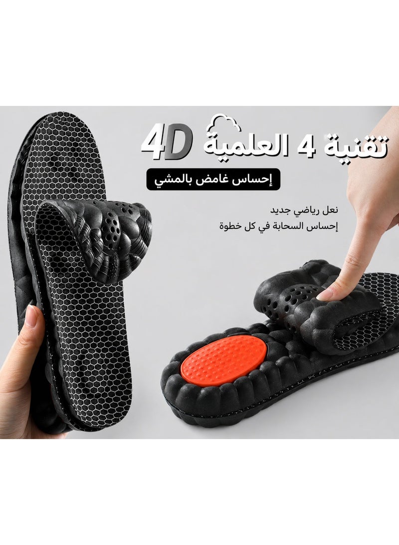 KINGMAZI Graphene shoe insoles cut-to-fit（36-44 ）, anti-odor, 3A-grade antibacterial and deodorizing, high elasticity and shock absorption for casual sports, breathable and moisture-wicking. - Image 5