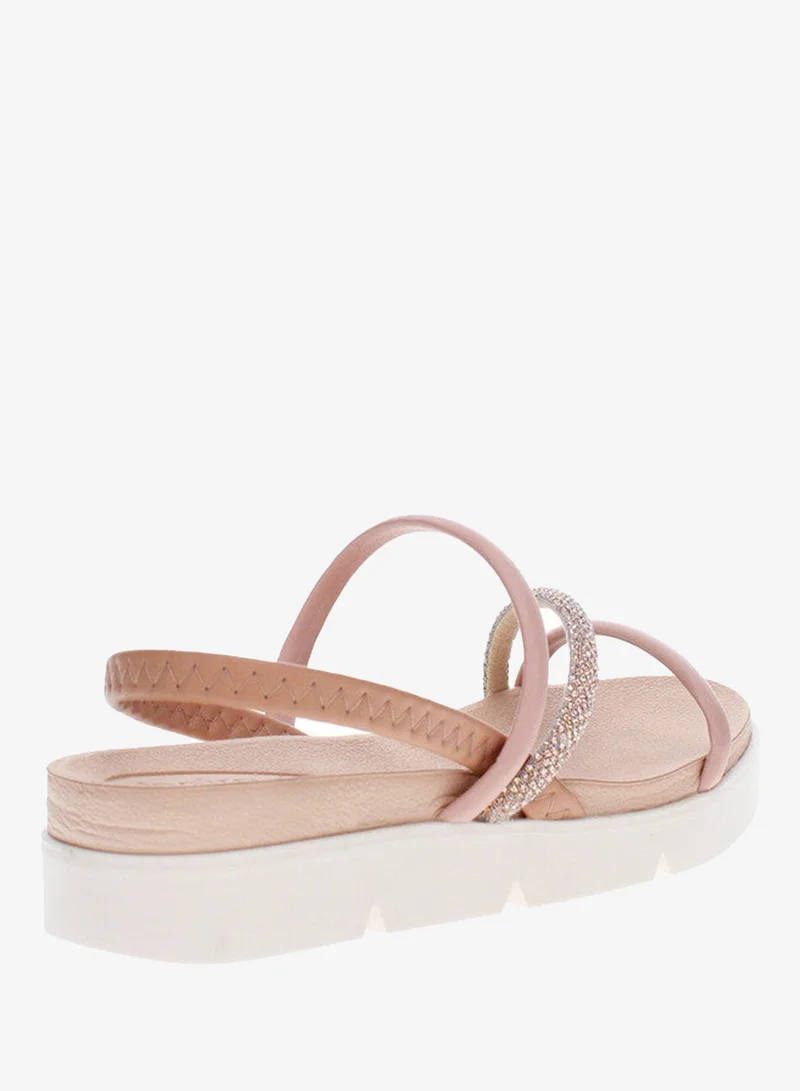 Beira Rio Nude Heels Sandal for Women – Stylish Ladies Heel Sandals & Sling Back Heels for Girls for Women | Best Price UAE