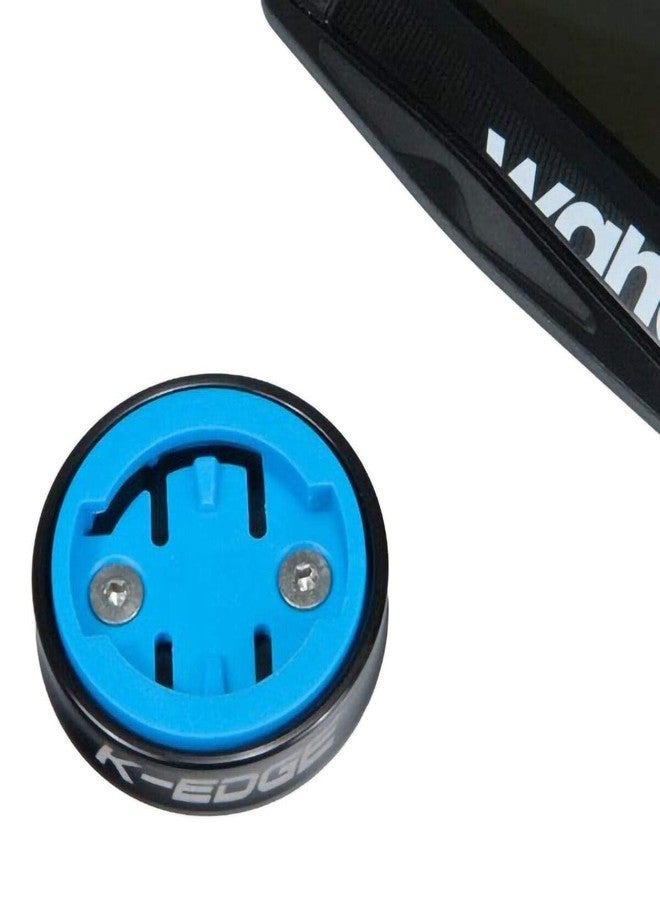 K-Edge | Gravity Top Cap Bicycle Computer Mount | Wahoo | Black - Image 2