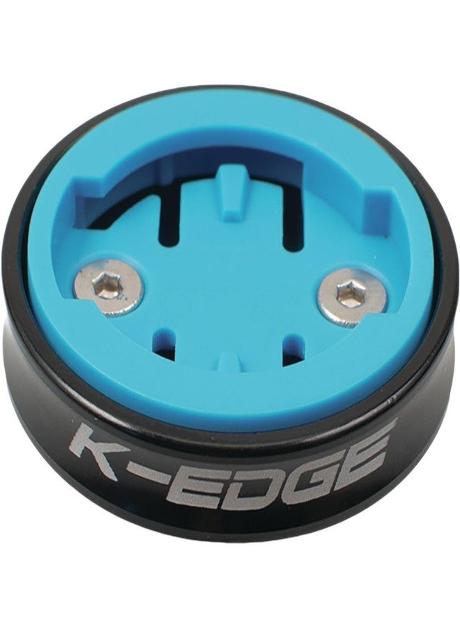 K-Edge | Gravity Top Cap Bicycle Computer Mount | Wahoo | Black - Image 1