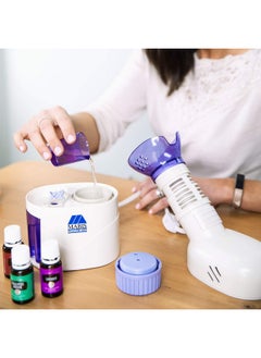 Mabis MABIS Facial Steamer, Steam Inhaler, FSA Eligible, Vaporizer or Vocal Steamer with Aromatherapy Diffuser and Soft Face Mask for Cleansing, Sinus Pressure, Congestion, Colds and Cough, 25mL  - Image 3
