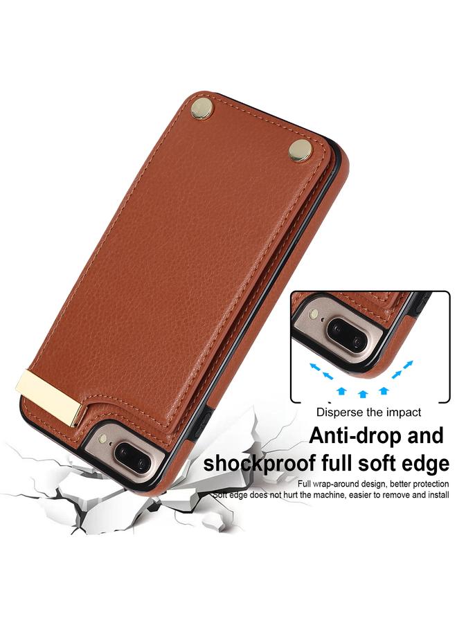 اس-توب جراب لهاتف iPhone 8 Plus / 7 Plus مزود بمشبك معدني وفتحات للبطاقات - Image 3