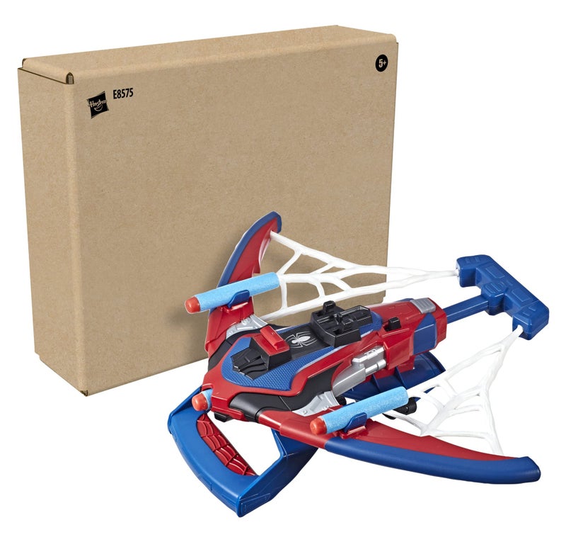 Marvel Spider-Man Web Shots Spiderbolt NERF Powered Blaster Toy, Fires Darts, 3 Darts, Kids 5+ Years (Amazon Exclusive) - Image 2