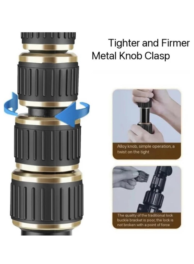 NP-3180S Professional Camera Tripod with 360 Degree Stable Flip Lock and Aluminum Alloy Legs - Black  - Image 4