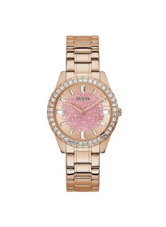 GUESS GUESS Women's Glitter Burst Collection Analog Pink Dial Watch - GW0405L3  - Image 1