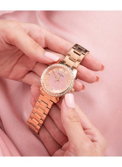 GUESS GUESS Women's Glitter Burst Collection Analog Pink Dial Watch - GW0405L3  - Image 5