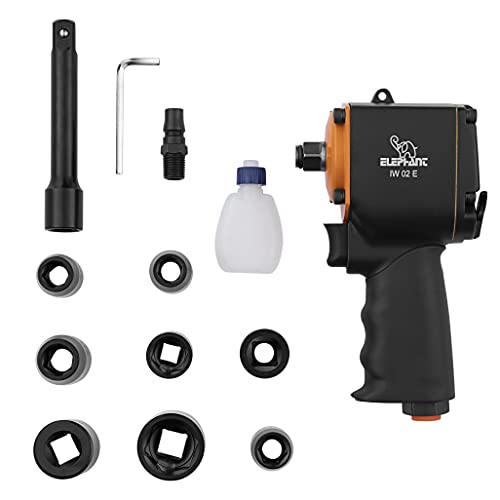 Elephant 1/2 Inch Ultra Compact Air Impact Wrench for Industrial Use | IW-02E - Image 2