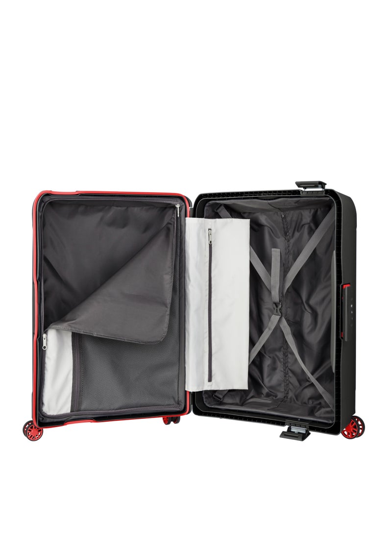 Tribus Hard side  55 Cm Cabin Luggage Dark Grey