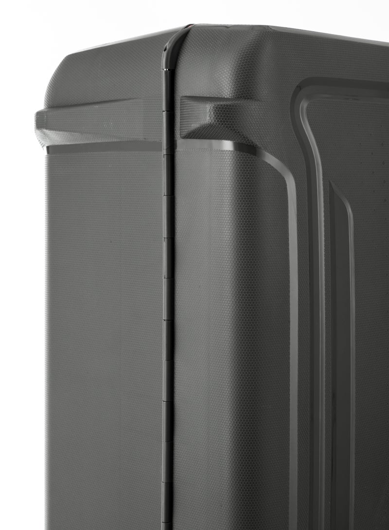 Tribus Hard side  55 Cm Cabin Luggage Dark Grey