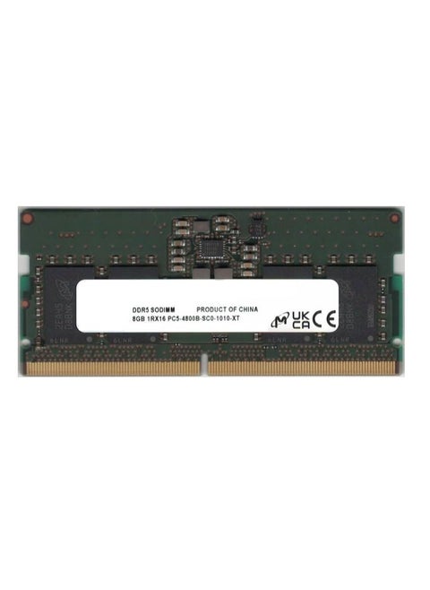 8GB DDR5 4800MHz SODIMM Laptop RAM – PC5-4800B 1Rx16 1.1V Memory Module for Dell, HP, Lenovo, AIO & Notebook Devices