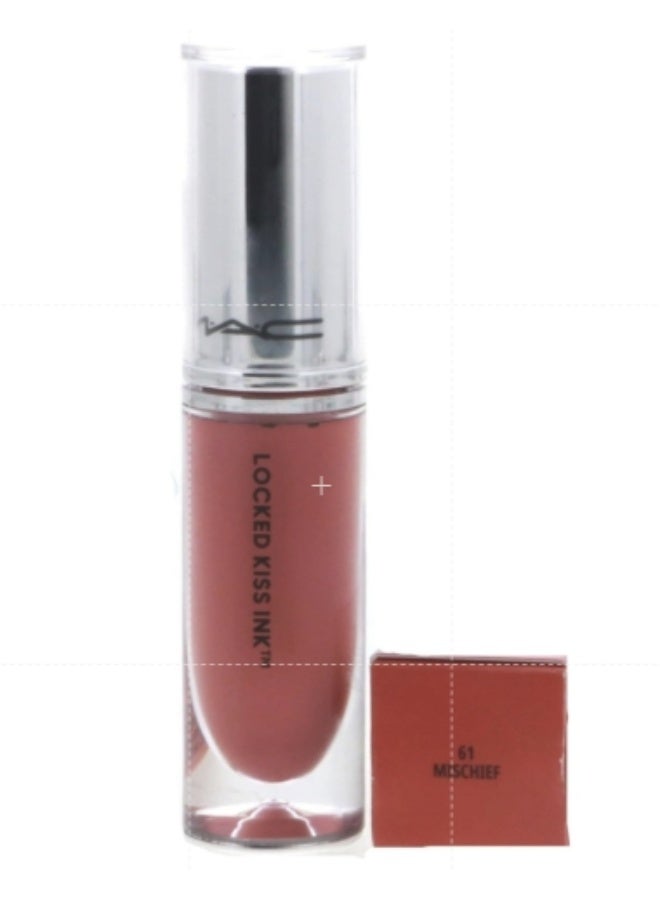 MAC Cosmetics MAC Locked Kiss Ink 24HR Lipcolour Lipstick - 61 Mischief (Light Pinky Nude) - .14 fl oz / 4 mL - Image 3
