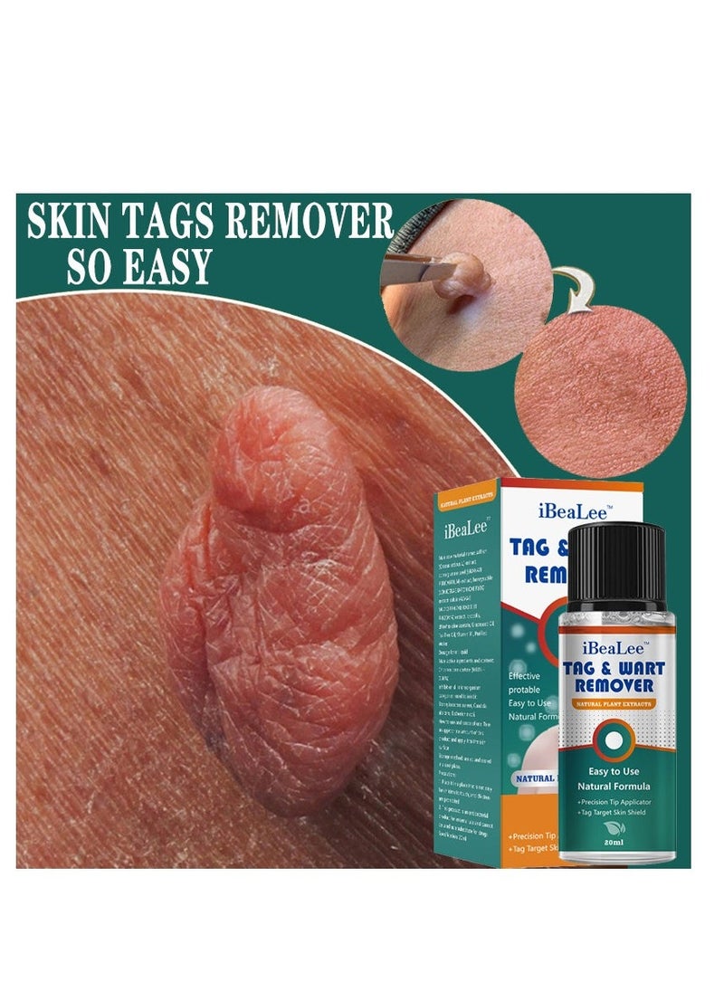 iBealee Wart Remover Liquid, Fast Action Liquid Wart Gel Maximum Strength, Effective Wart Removal with Specialized Formula for Plantar and Common Warts, Safe, Botanical-Based, and Strong 20ml - Image 2