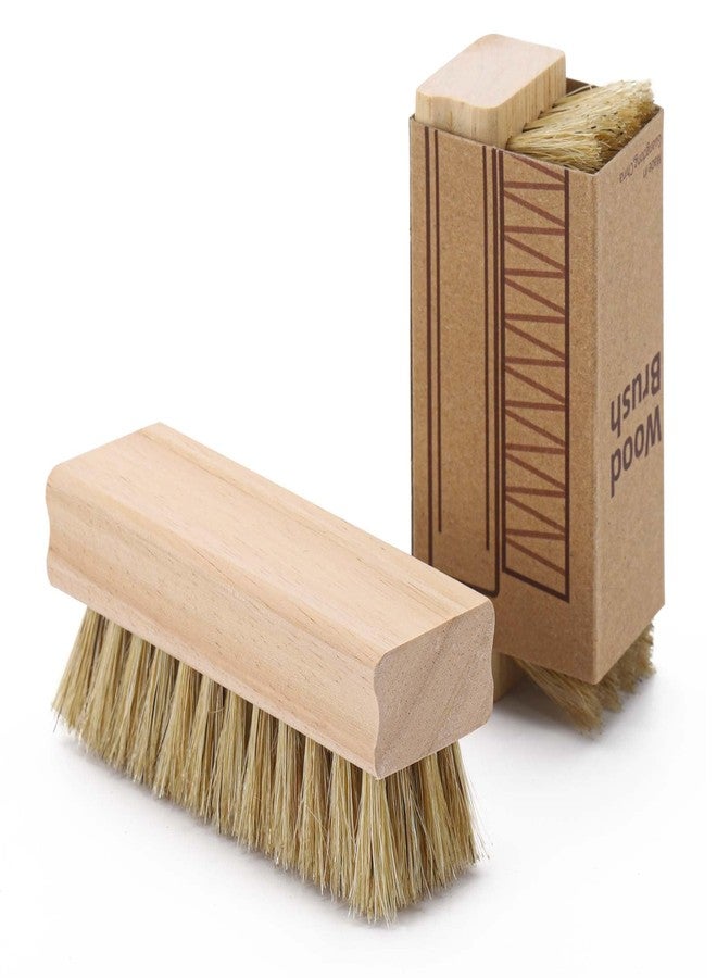 Tbestmax Nail Cleaning Brushes Wood for Fingernails Non-Slip Brush Wooden Nail Brushes 4 Pack - Image 2