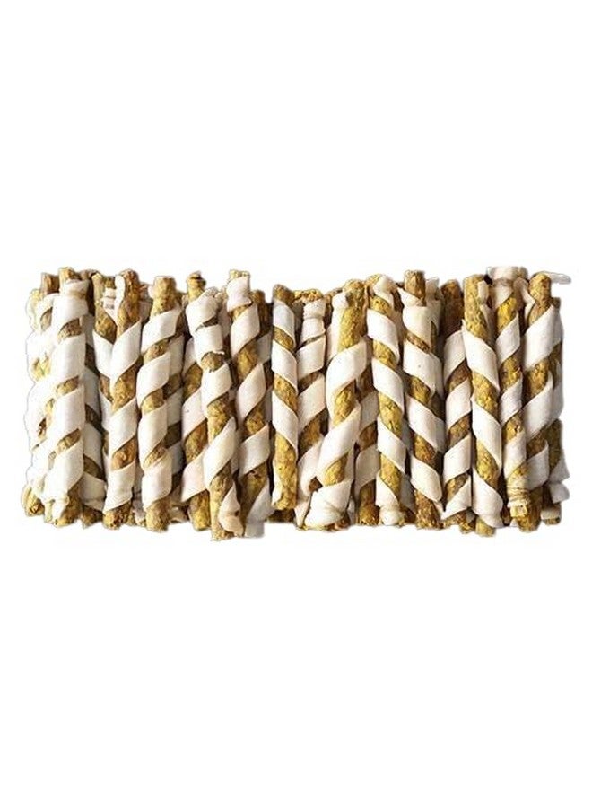Pet'S Combo 6 Inch 6 Pcs Bone And 250 Gm Spiral Munchy Chicken Flavour Rawhide Munchy Stick For Dogs And Puppies