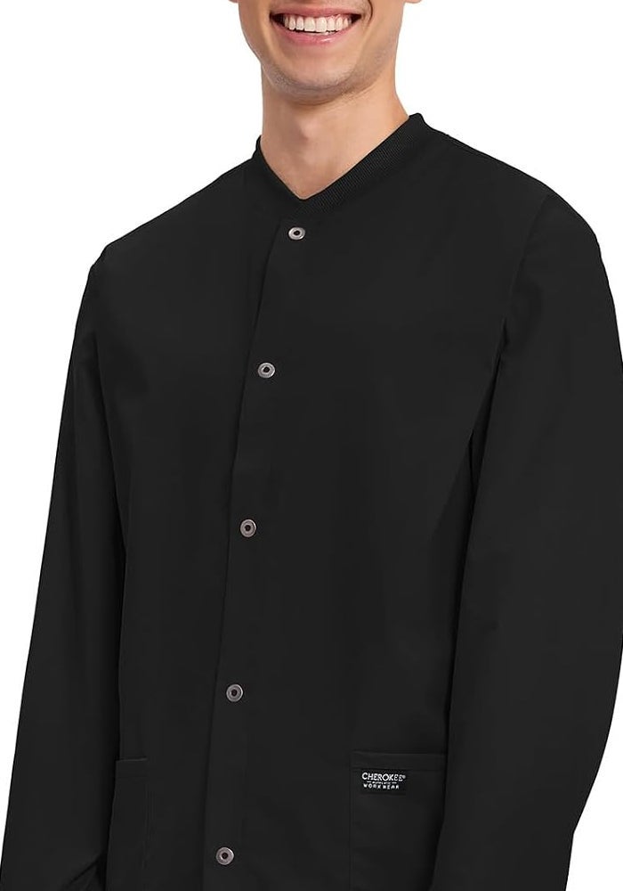 Cherokee WW360 Men's Warm-Up Jacket - Black, XL - Image 2