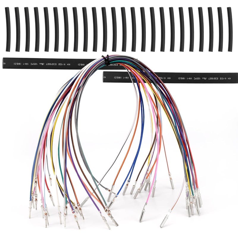 MoKitDora 12" Handlebar Wiring Extension Harness Kit for 1996-2006 Harley Touring Models - Image 1