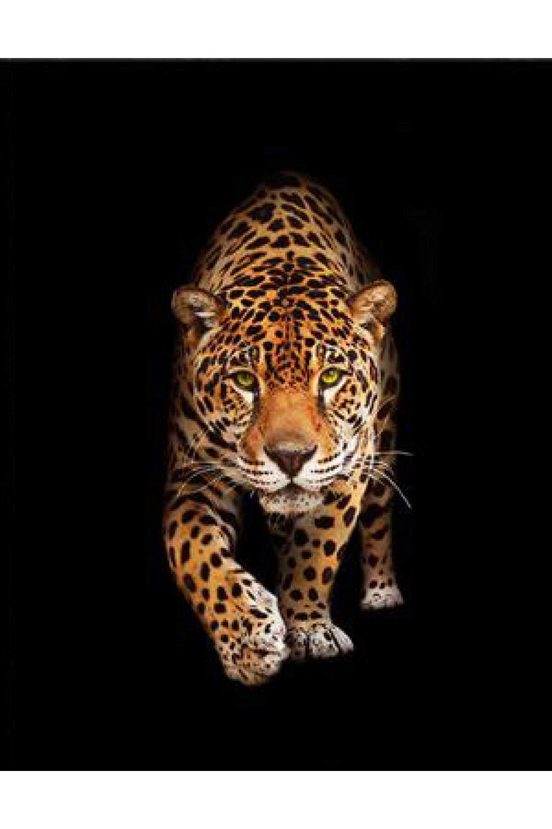 Canvas Print Wall Art Picture Walking Leopard Canvas Paintings Animal Pictures For Home Wall Posters For Decorative Living Room 40x60cm/15.7”x23.6” No Frame - Image 1