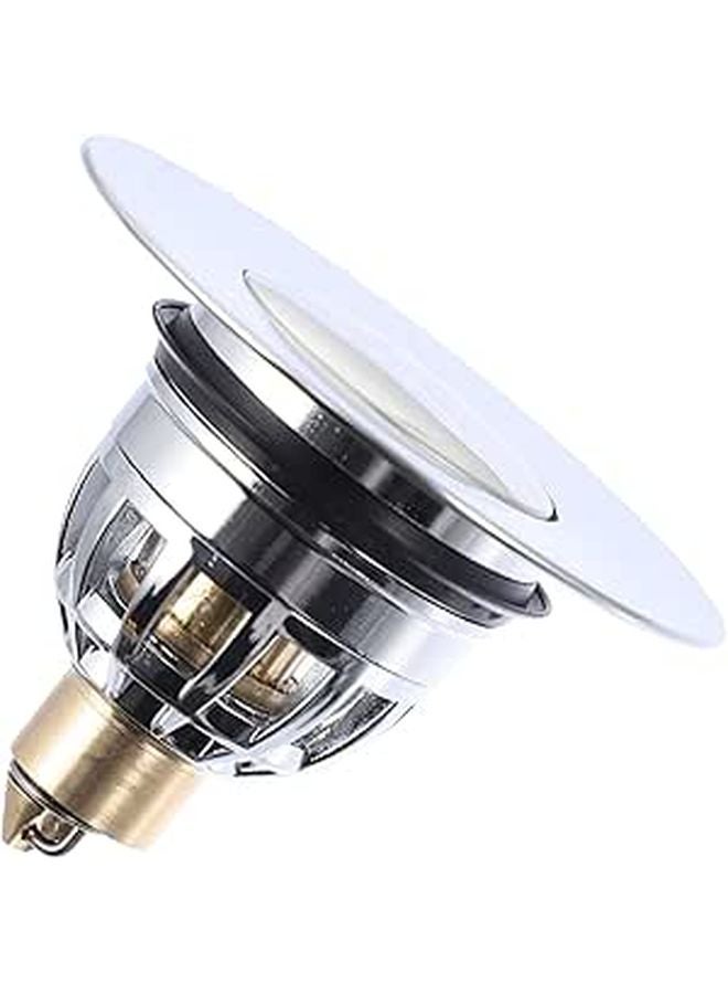 Universal Sink Drain Cover Non Slip Washbasin Plug Easy Install Water Strainer - Image 1
