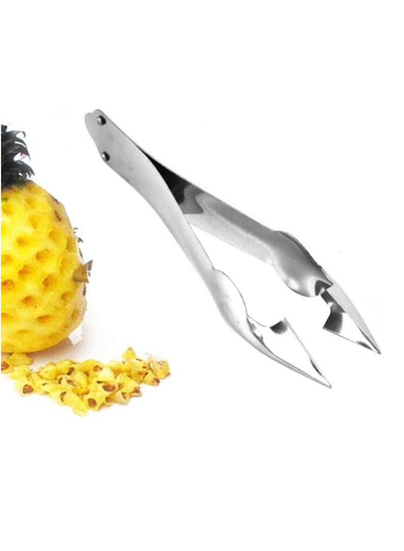 Altheqa Kitchen Pineapple Corer and Slicer Tool - Stainless Steel Pineapple Cutter for Easy Core Removal & Slicing - Super Fast Pineapple Slicer and Corer Tool Saves You Time (Black)  - Image 4