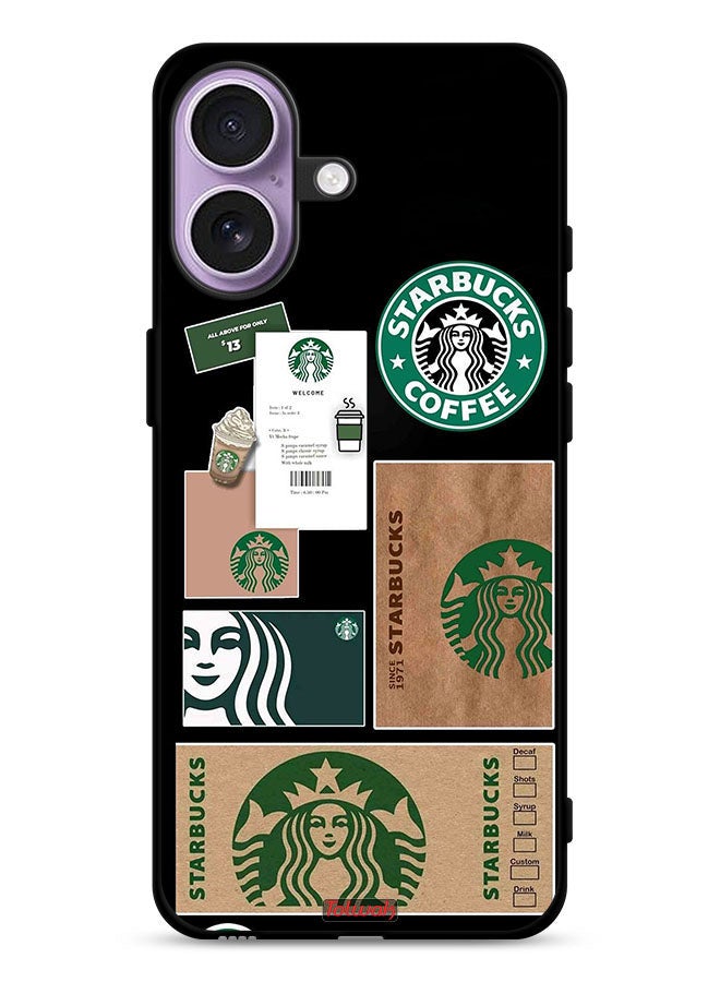 Tolwak Apple iPhone 17 Protective Case Cover Starbucks Sticker - Image 1