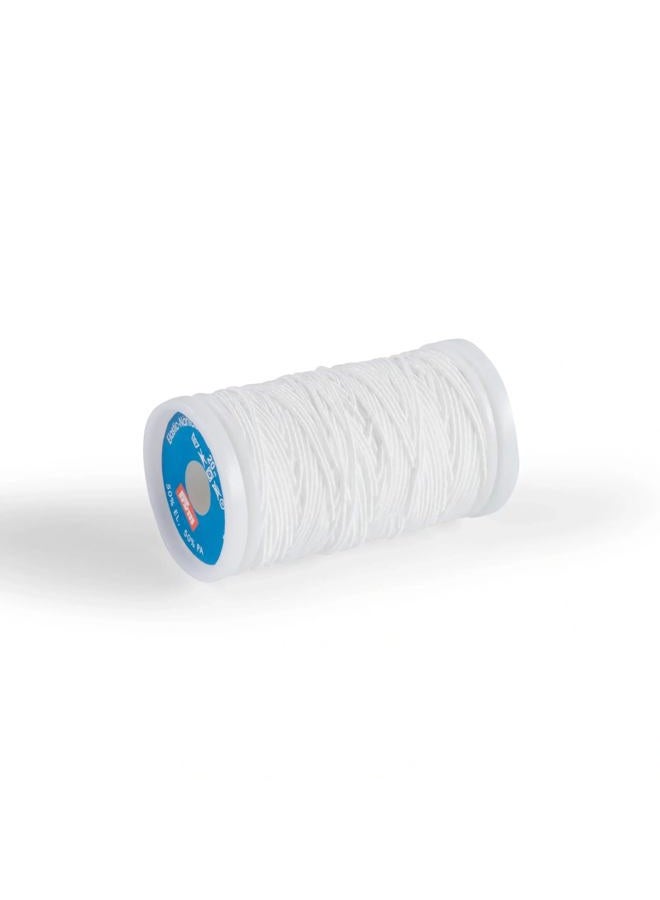 PRYM Elastic Sewing Thread 0.5 mm White - Image 3
