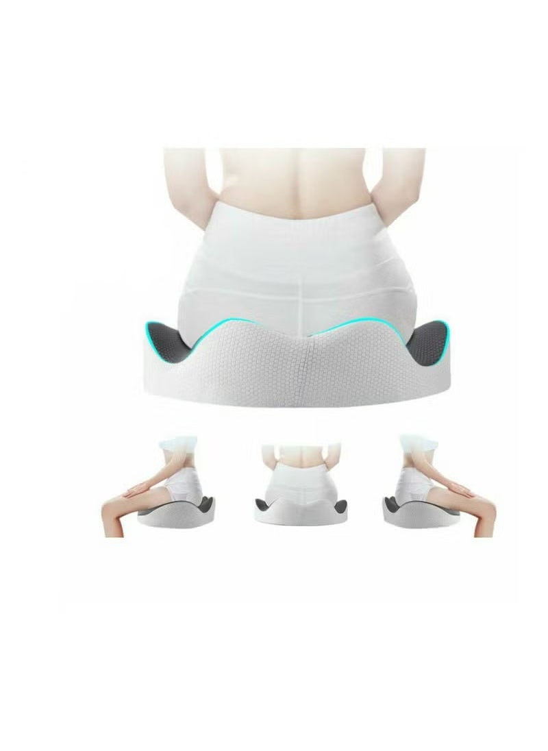 Medical Memory Foam Seat Cushion For Lower Back And Spine Support And Spine And Relieve Hemorrhoid Pain