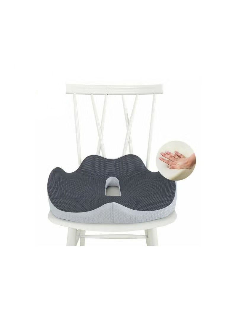 Medical Memory Foam Seat Cushion For Lower Back And Spine Support And Spine And Relieve Hemorrhoid Pain