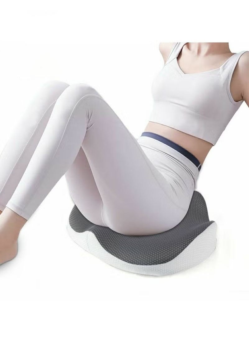 Medical Memory Foam Seat Cushion For Lower Back And Spine Support And Spine And Relieve Hemorrhoid Pain