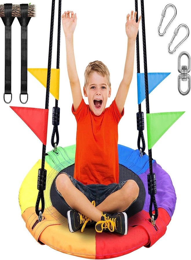 Delavala Baby Garden Swing Jula for Indoor and Outdoor Purpose Kids Stylish Musical Standing Floor Swing (24") - Image 1