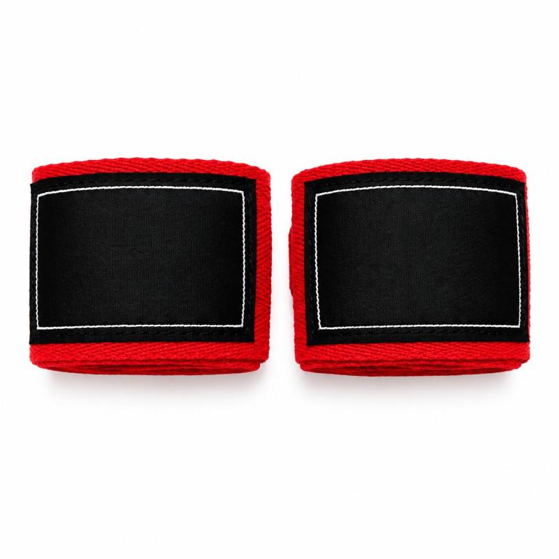 SUTENG Cotton Sports Strap 2.5m/8.2ft Length 5cm/2.0in Width 100% Cotton Breathable Wicking - Hand Knuckle Wrist Support Boxing Strap for Taekwondo Boxing Martial Art Competitions Daily Training - Image 1